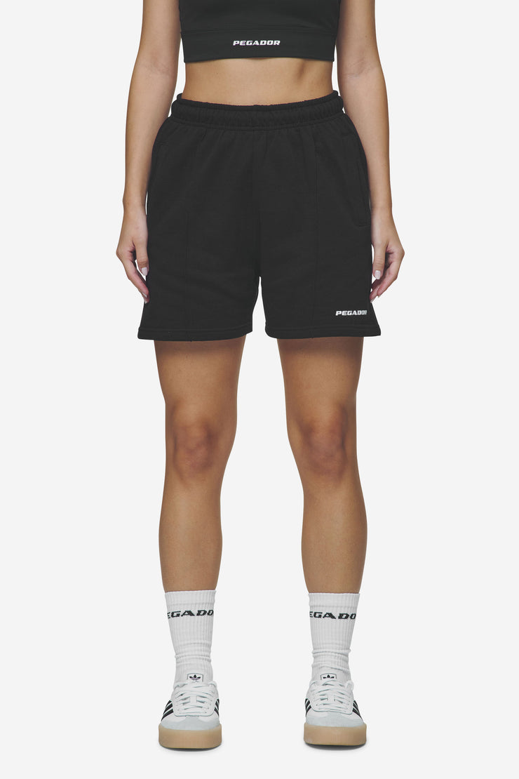 Pegador Sully High Waisted Shorts Black White Gum Letzte 3 Tage