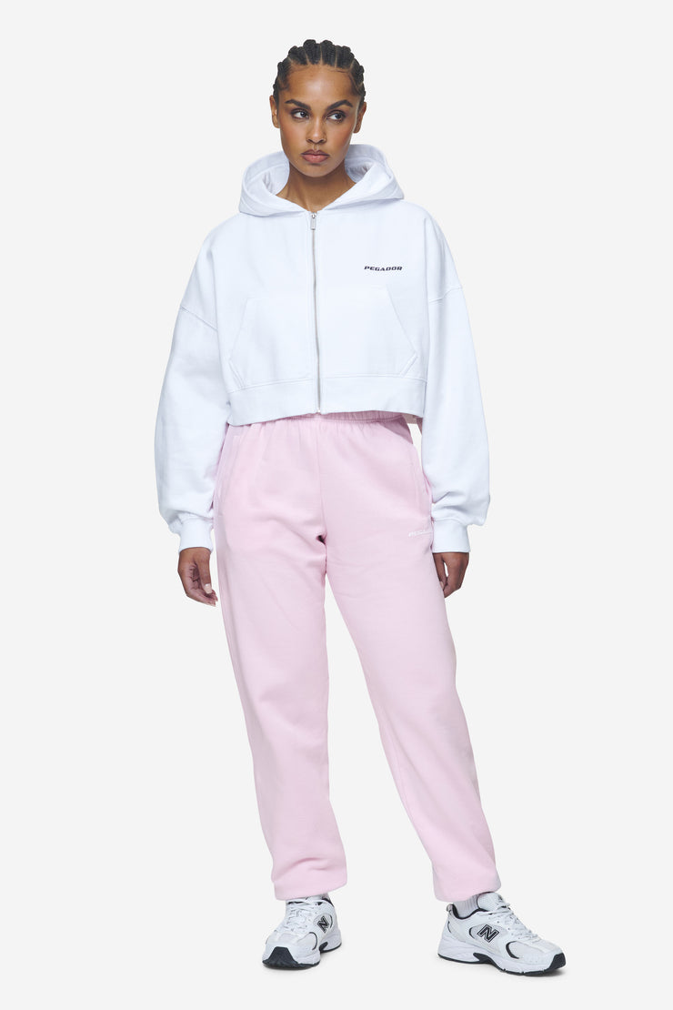 Pegador Villa High Waisted Sweat Pants Washed Bubblegum White Gum JETZT KAUFEN