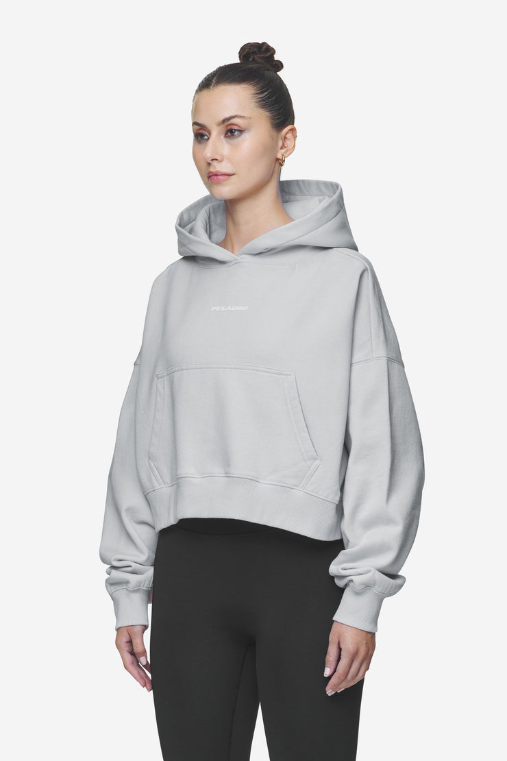 Pegador Salita Oversized Cropped Hoodie Washed Sky Grey White Gum Zeitbegrenzte Promotion