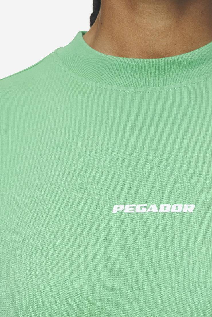 Pegador Bracy Heavy Oversized Tee Washed Peppermint Green White Gum Nur für heute