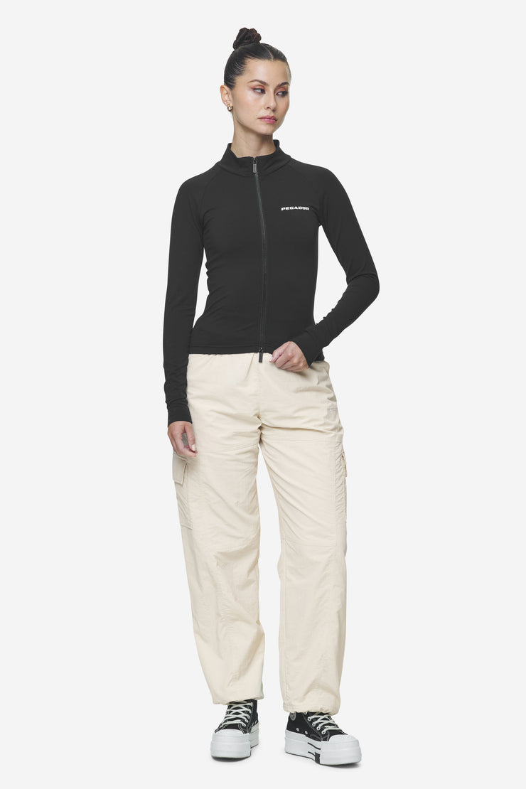 Pegador Maria Zip Longsleeve Black Vierteljährliche Förderung