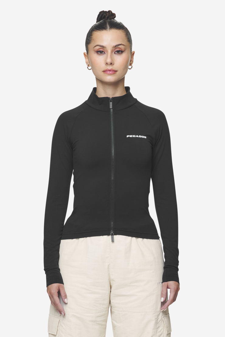 Pegador Maria Zip Longsleeve Black Vierteljährliche Förderung