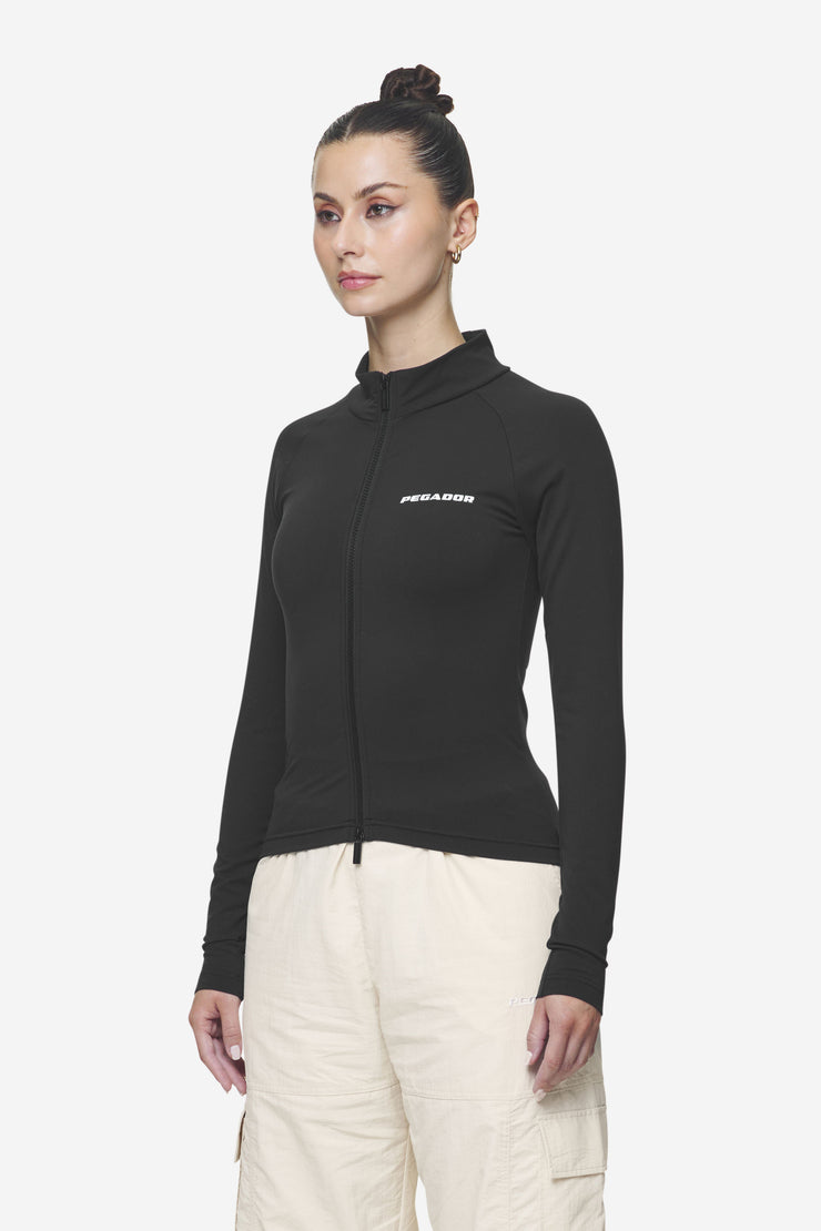 Pegador Maria Zip Longsleeve Black Vierteljährliche Förderung