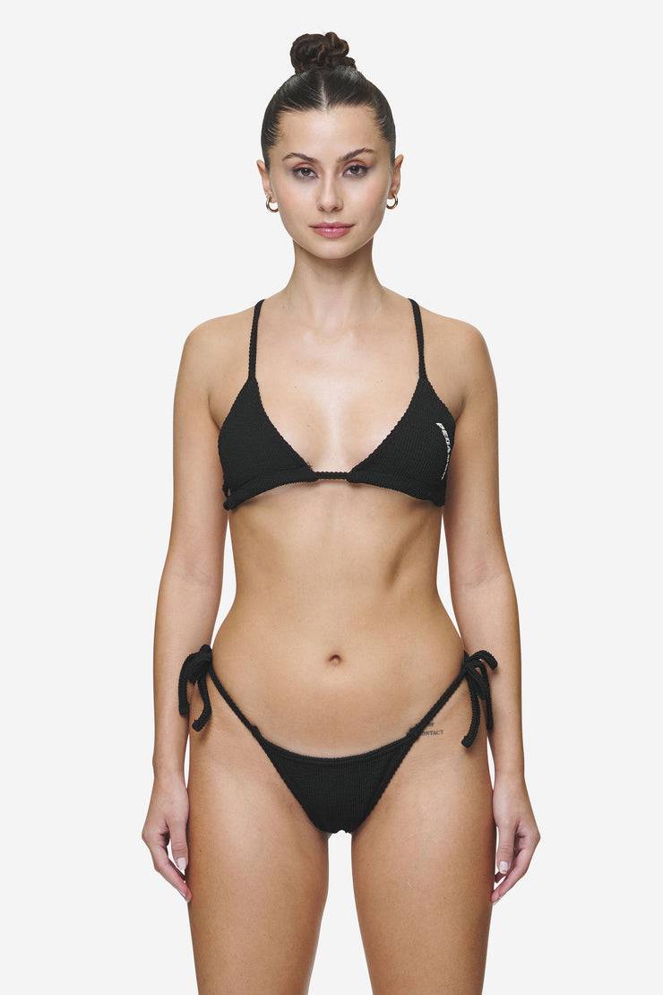 Pegador Codina Drawstring Tie Side Bikini Panty Black Discount Store für neue Produkte