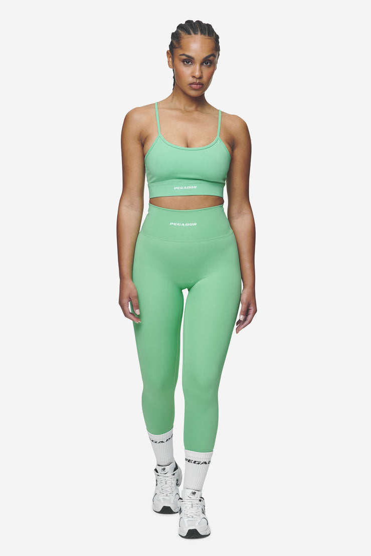 Pegador Taja Sport Bra Peppermint Green White Begrenzt auf 3 Tage