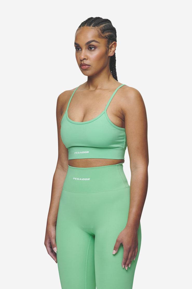 Pegador Taja Sport Bra Peppermint Green White Begrenzt auf 3 Tage