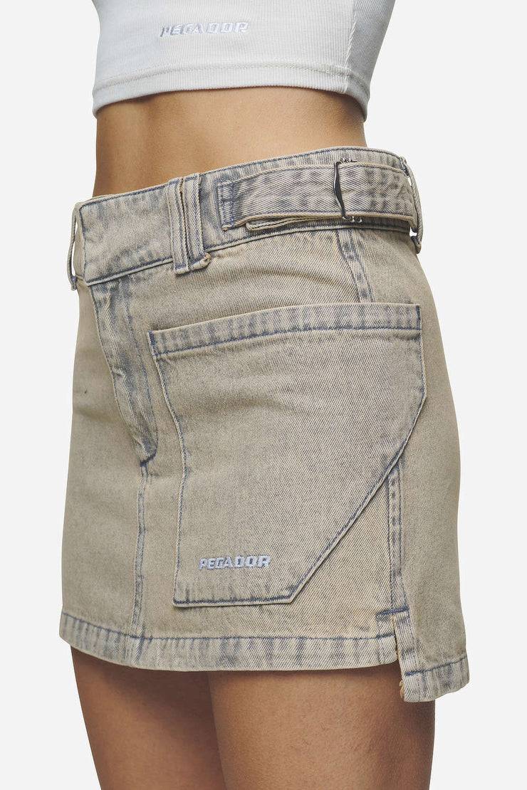 Pegador Antonia Cargo Mini Skirt Washed Coast Sand 2025