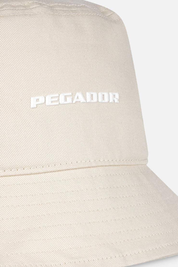 Pegador Logo Bucket Hat Desert Sand White Günstiger Verkauf
