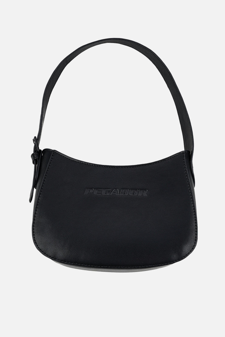 Pegador Mona Logo Faux Leather Handbag Black Fabrikverkauf