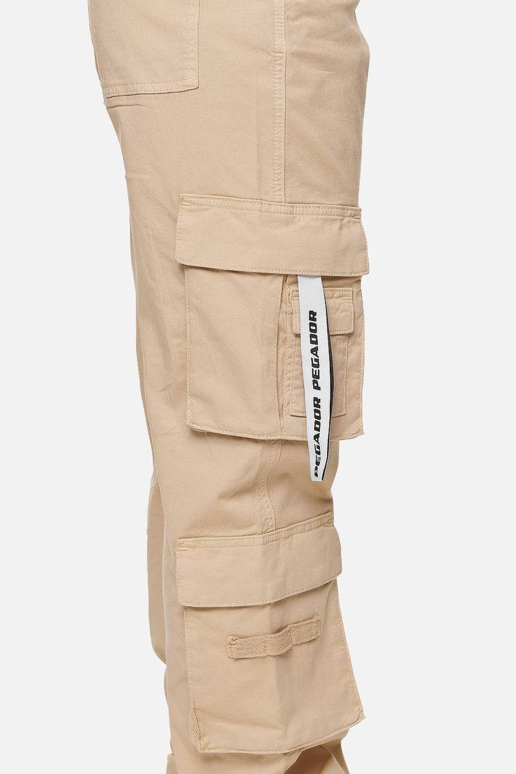 Pegador Tanami Wide Cargo Pants Washed Safari Sand Versandkostenfrei