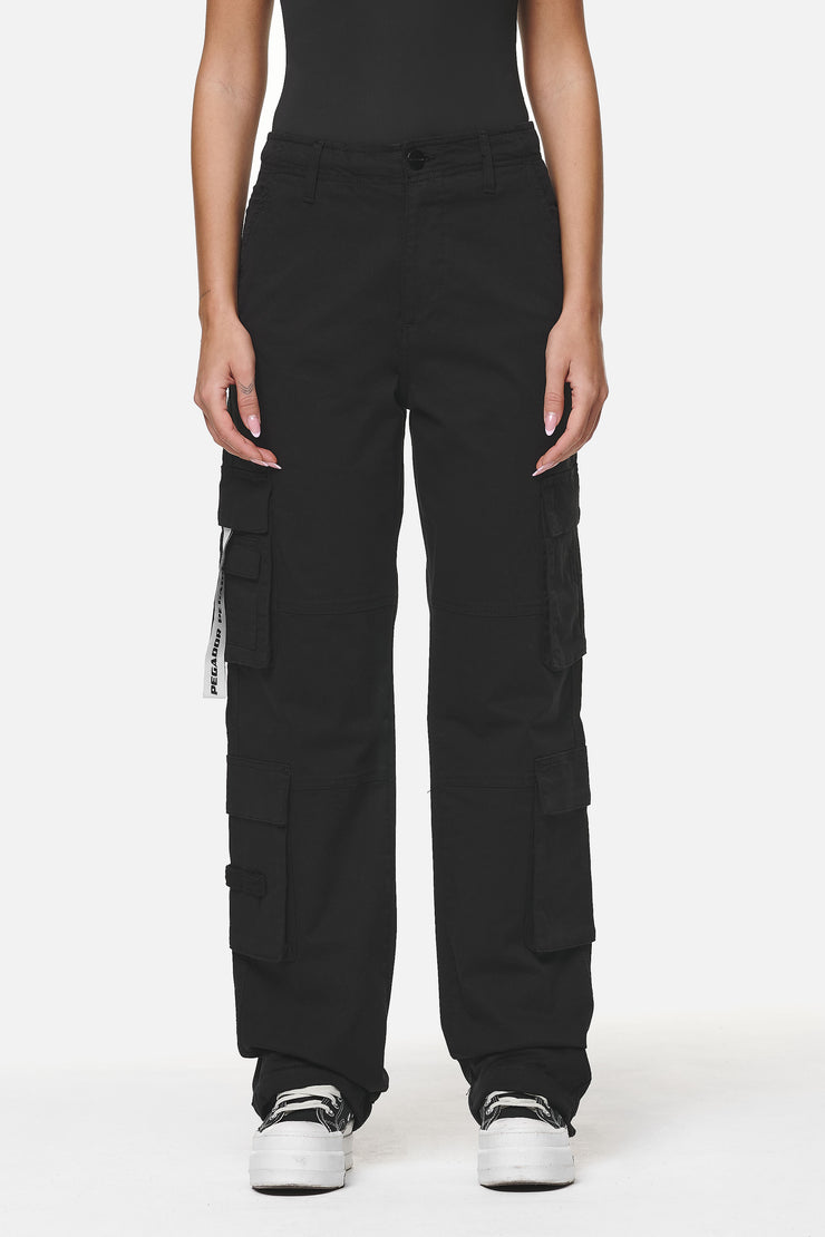 Pegador Tanami Wide Cargo Pants Black Großer Ausverkauf