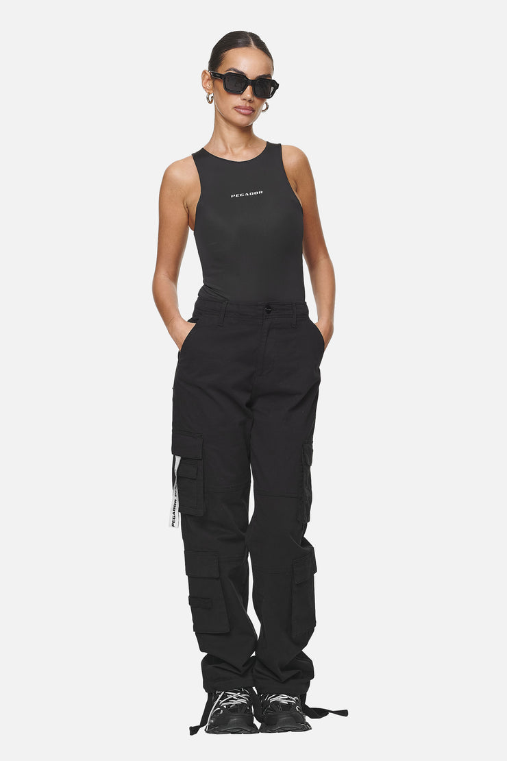 Pegador Tanami Wide Cargo Pants Black Großer Ausverkauf