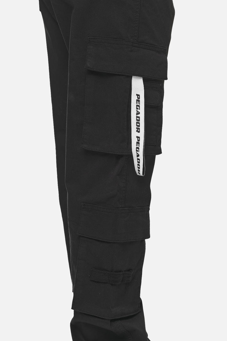 Pegador Tanami Wide Cargo Pants Black Großer Ausverkauf