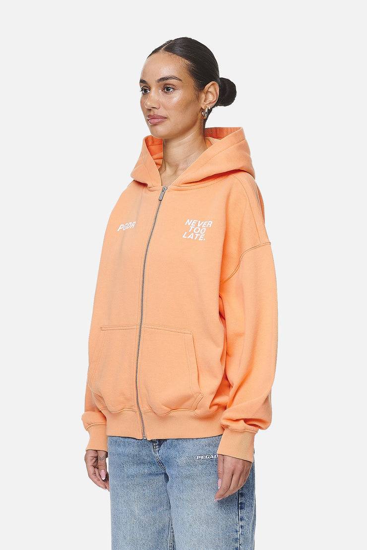Pegador Airville Oversized Zip Hoodie Washed Apricot Begrenztes Angebot