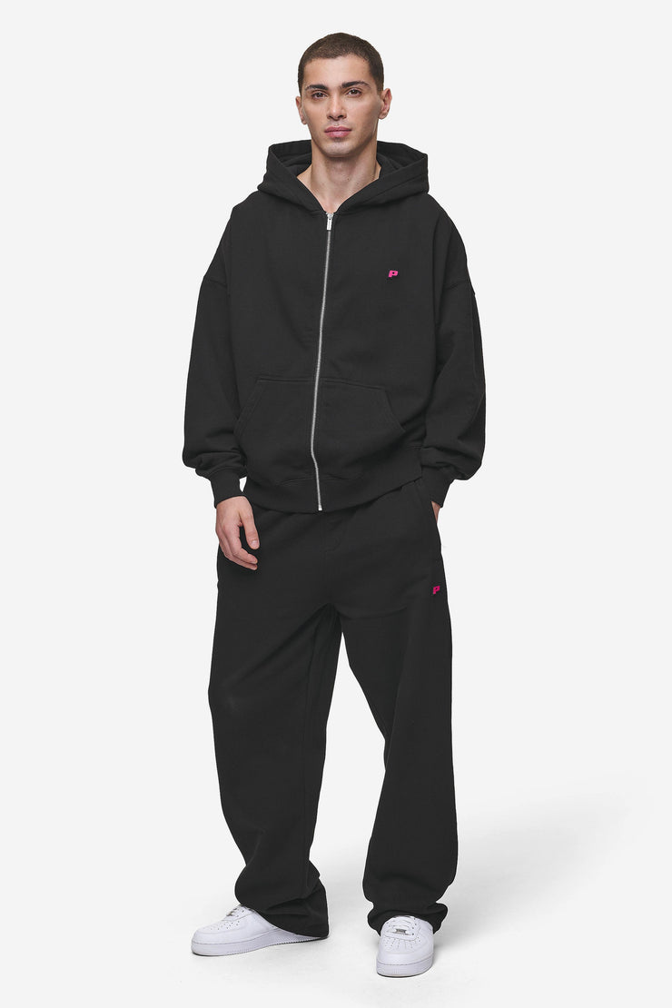 Pegador Leono Loose Sweat Pants Washed Black Virtual Pink Gum Osterangebot