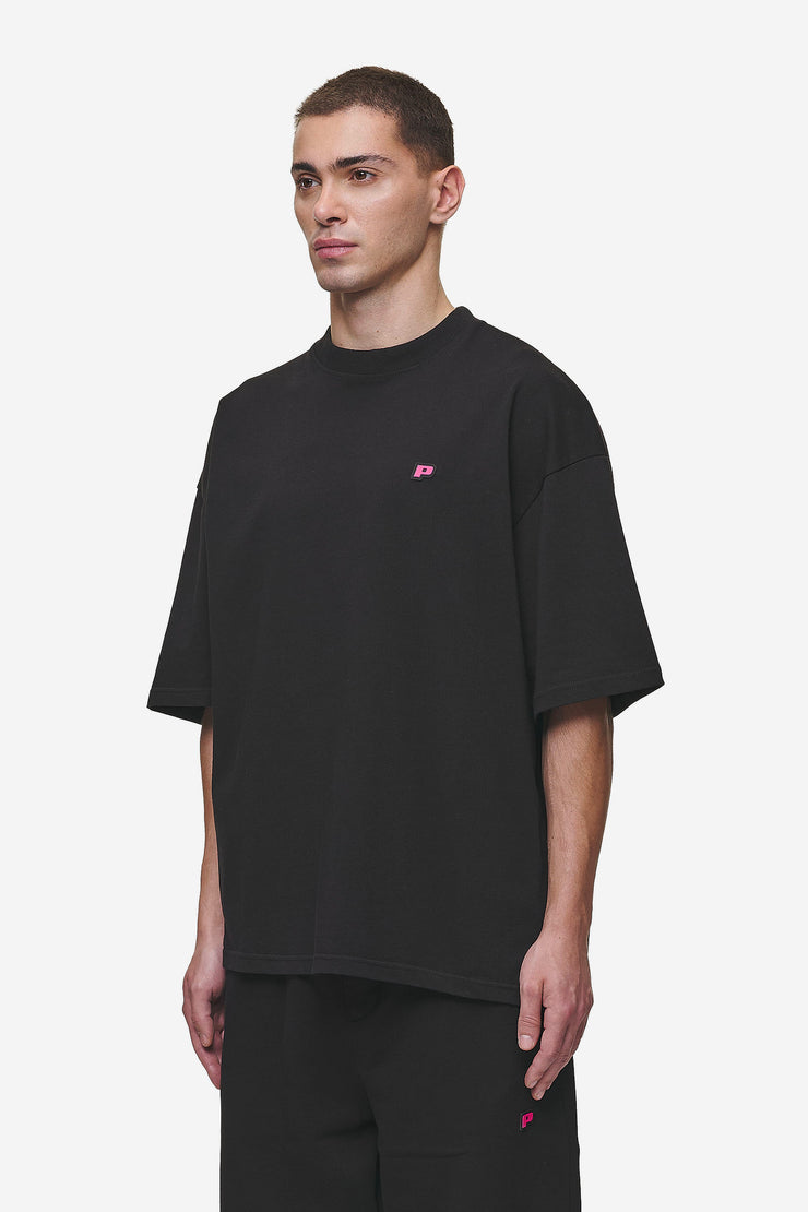 Pegador Leono Boxy Tee Washed Black Virtual Pink Gum Jubiläumsangebot