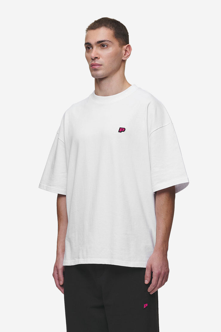 Pegador Leono Boxy Tee White Virtual Pink Gum Lagerräumung