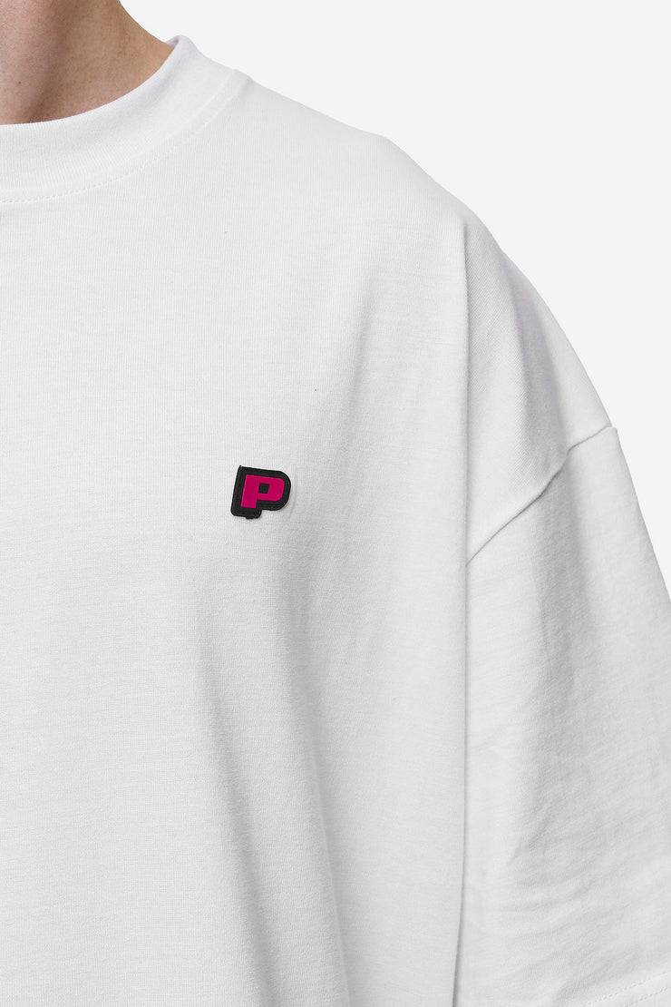Pegador Leono Boxy Tee White Virtual Pink Gum Lagerräumung