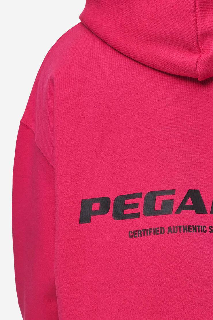 Pegador Colne Logo Oversized Hoodie Washed Virtual Pink Black Neueste Mode