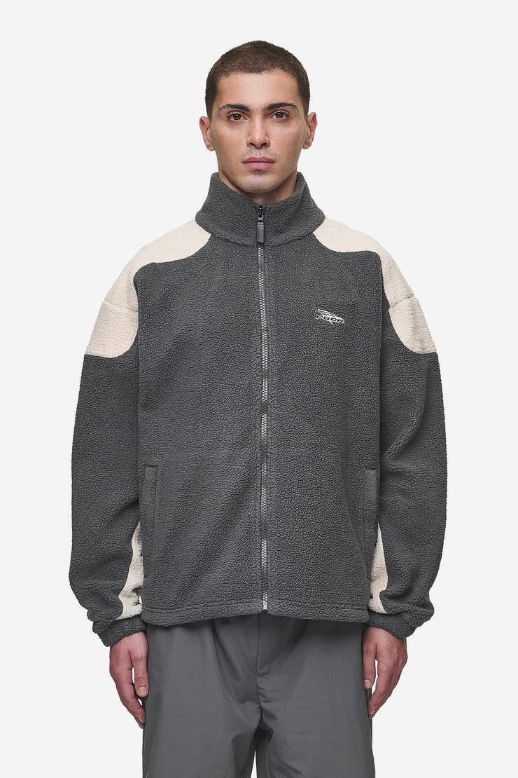 Pegador Willett Fleece Jacket Anthracite Light Beige Sonderangebote