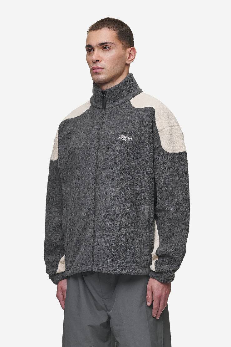 Pegador Willett Fleece Jacket Anthracite Light Beige Sonderangebote