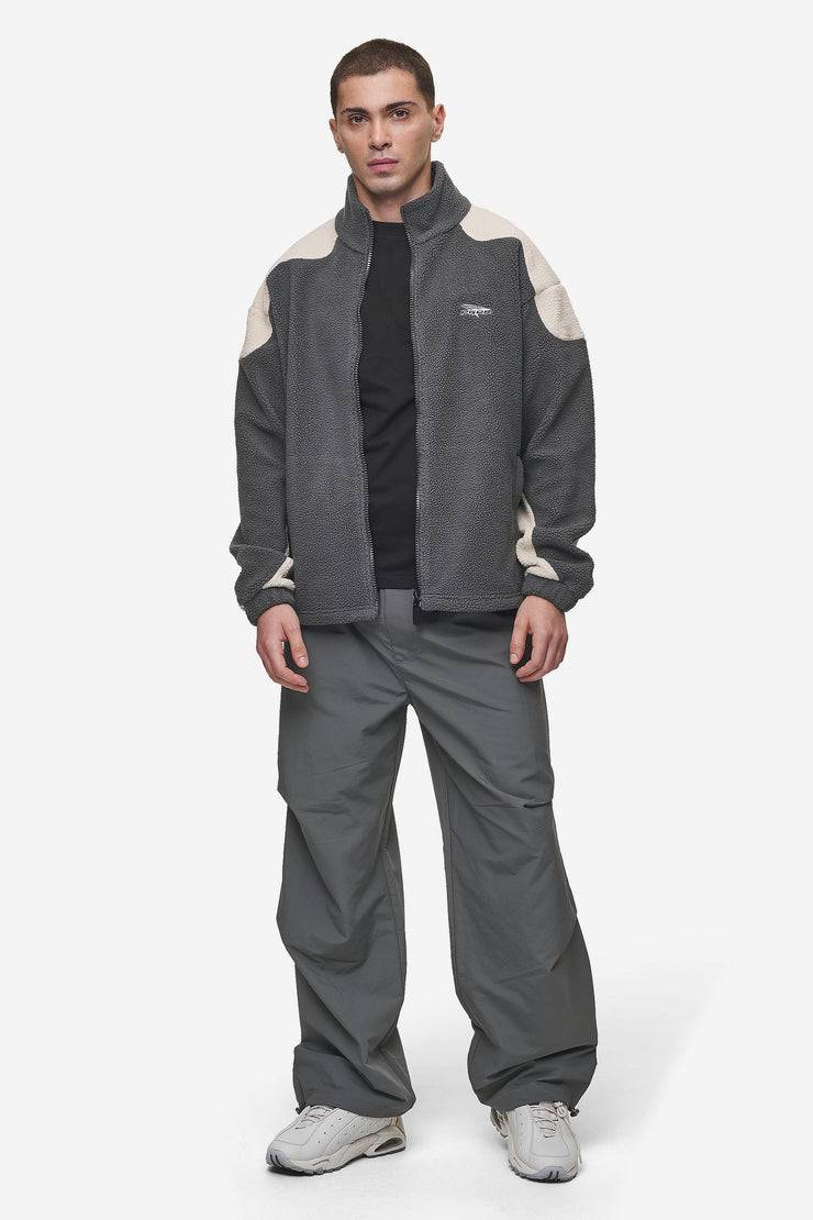 Pegador Willett Fleece Jacket Anthracite Light Beige Sonderangebote
