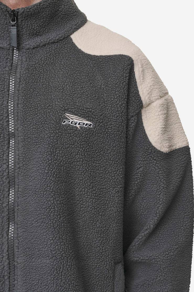 Pegador Willett Fleece Jacket Anthracite Light Beige Sonderangebote