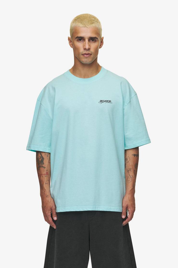 Pegador Patino Oversized Tee Washed Sky Blue Bis zu 50% Rabatt