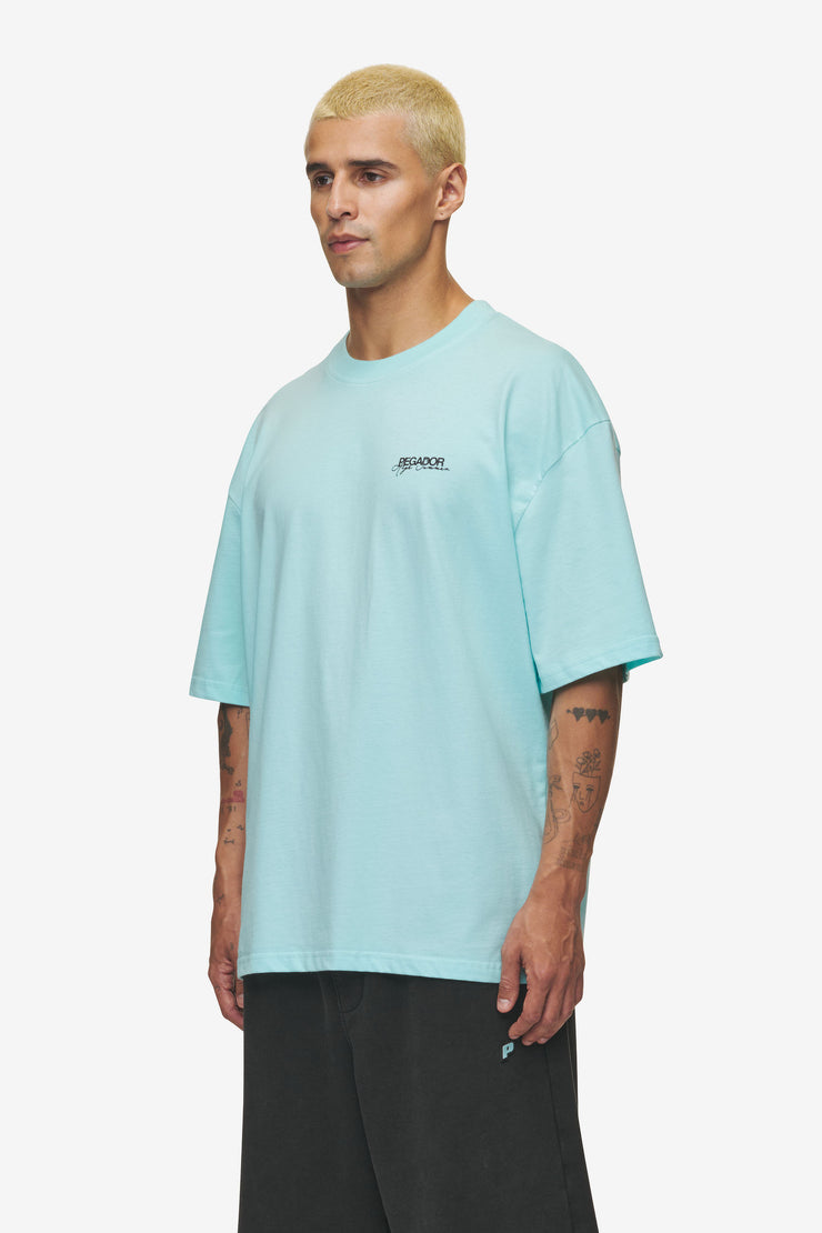 Pegador Patino Oversized Tee Washed Sky Blue Bis zu 50% Rabatt
