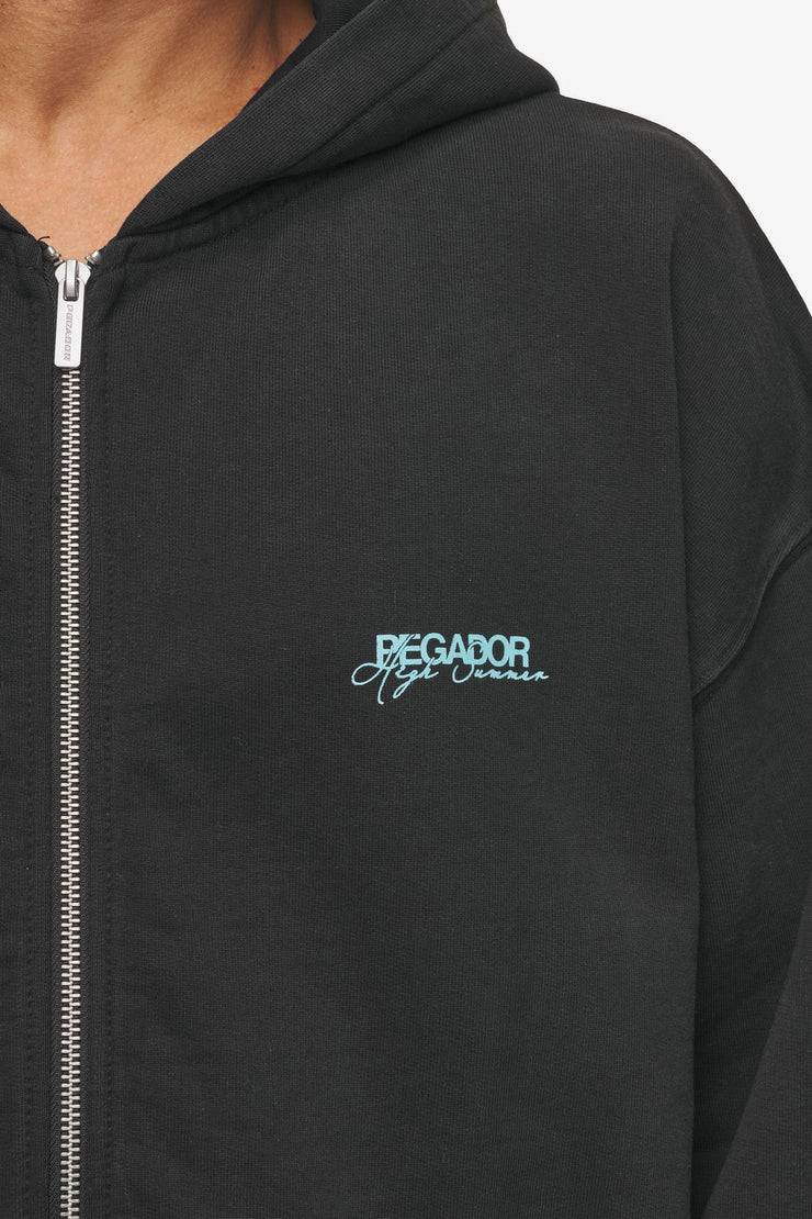 Pegador Patino Oversized Sweat Jacket Vintage Black Bis zu 60% Rabatt