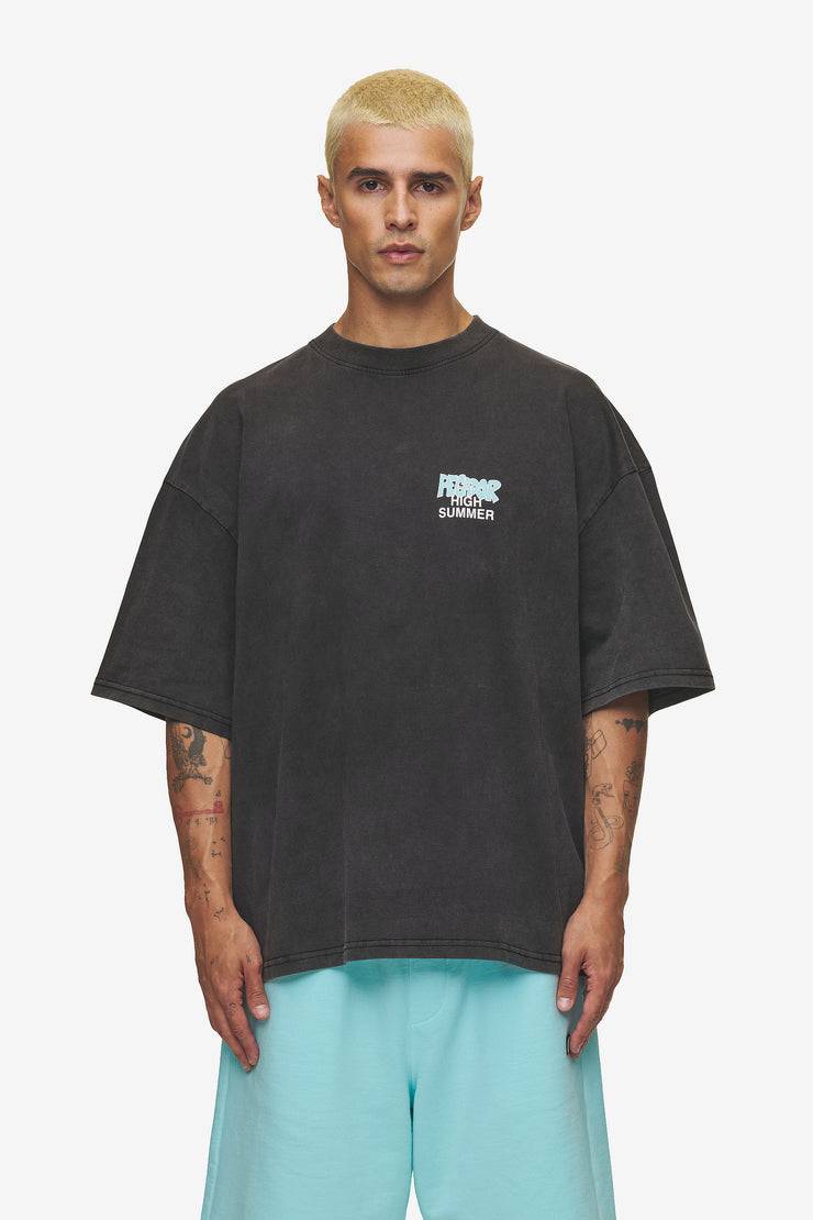 Pegador Farrar Boxy Tee Vintage Black Nur für heute