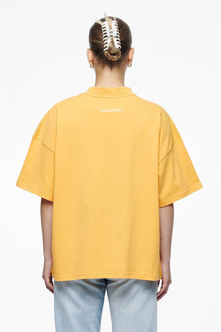 Pegador Birca Heavy Oversized Tee Vintage Washed Golden Sun Sonderangebot der Fabrik
