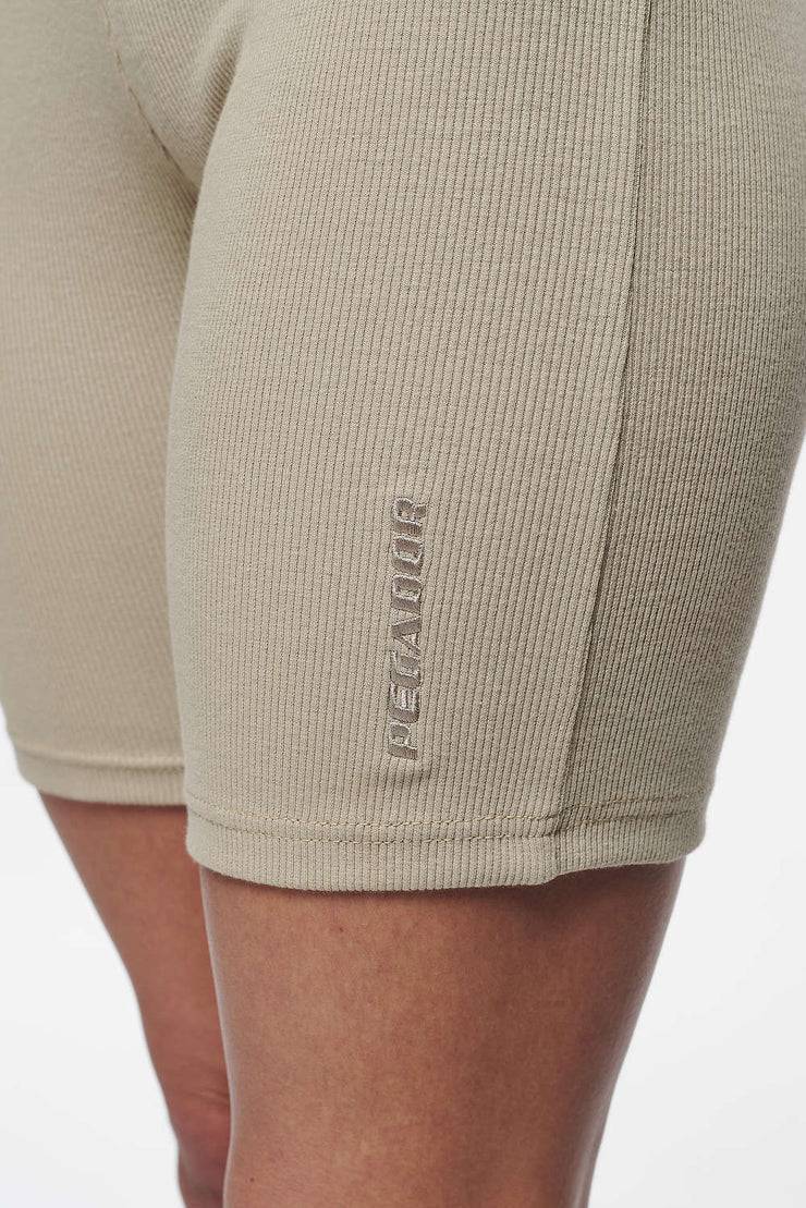 Pegador Barrie Rib Biker Shorts Vintage Washed Espresso Bis zu 55% Rabatt
