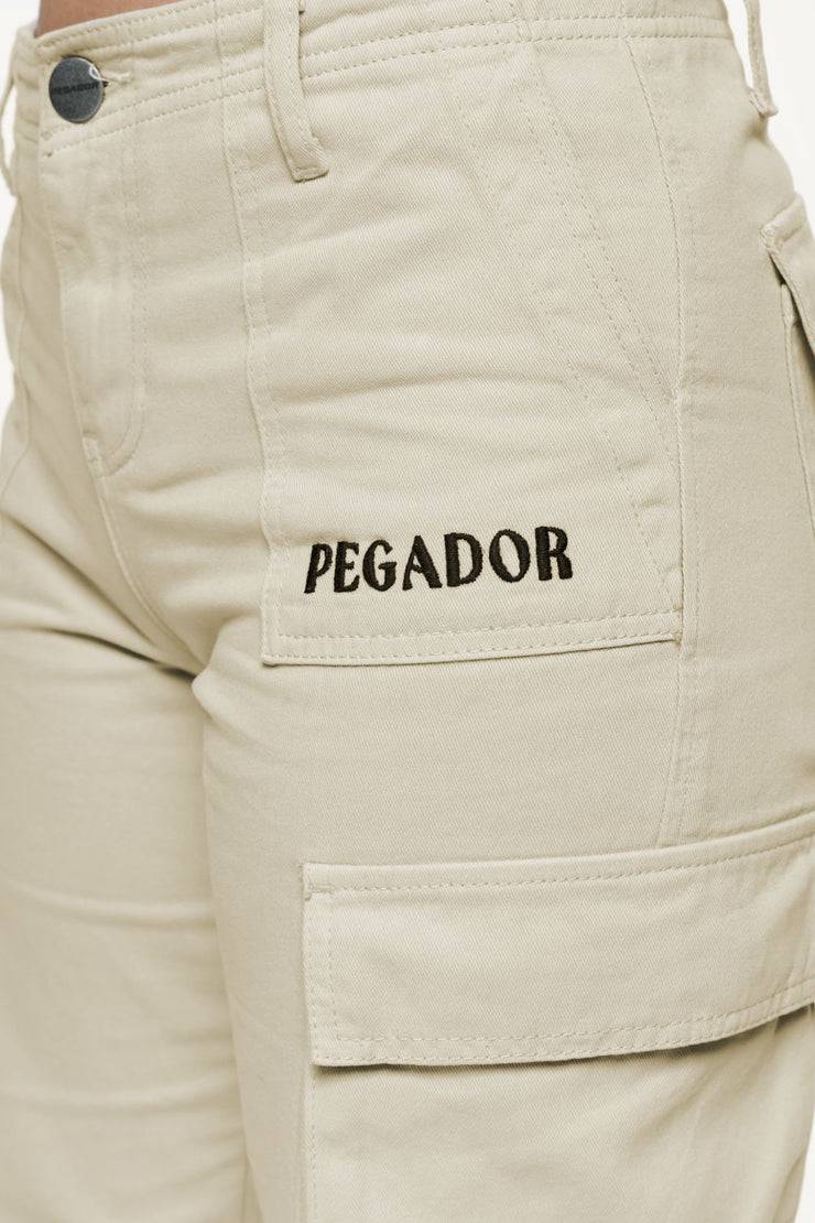 Pegador Arlia Wide Cargo Pants Espresso Super Rabatt