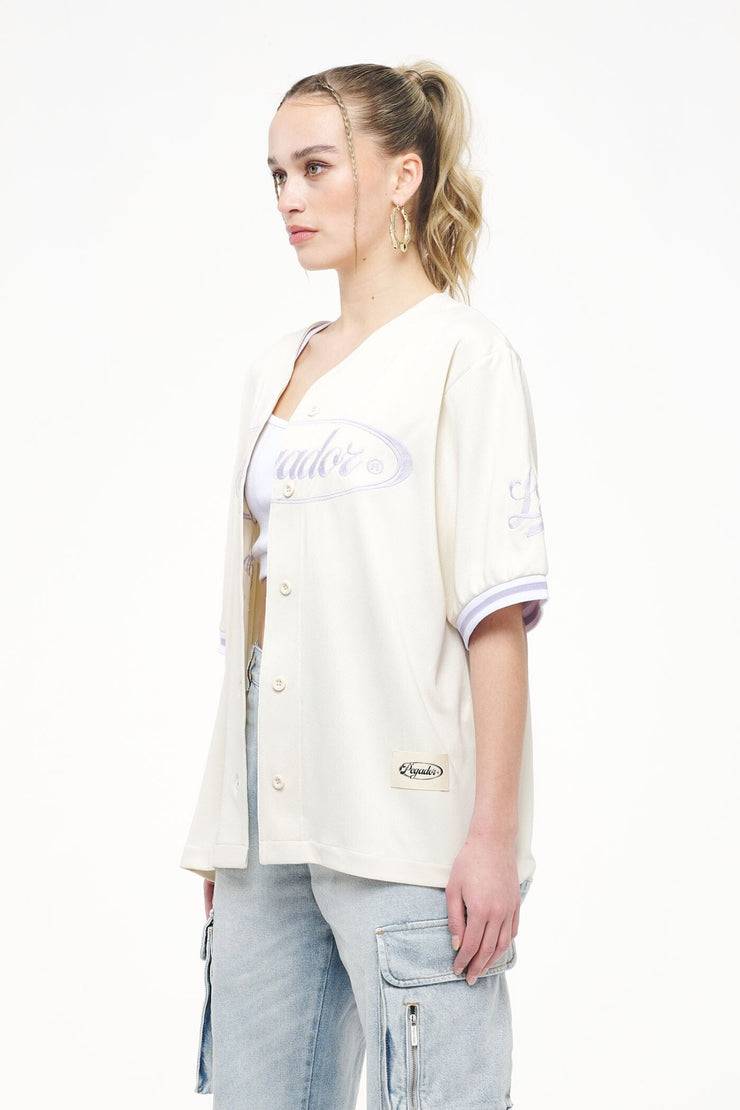 Pegador Angeles Oversize Baseball Shirt Angels Cream Fabrikladen