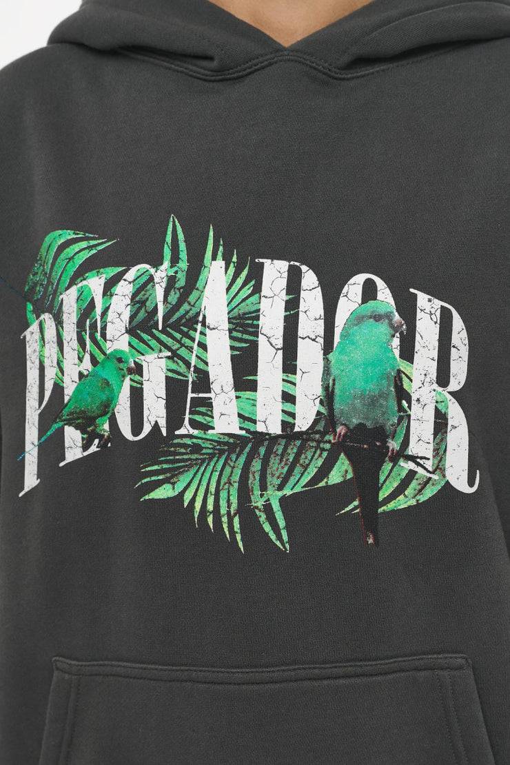 Pegador Palm Oversized Hoodie Vintage Washed Iron Grey Black Friday Preise