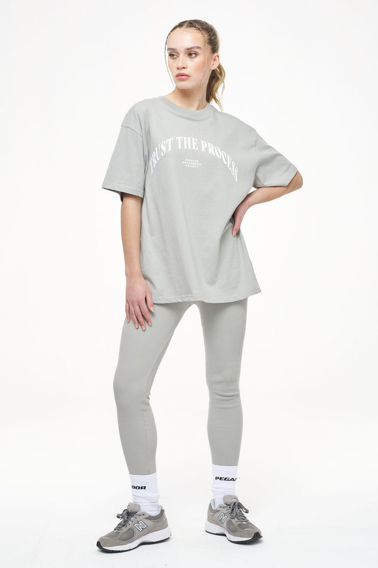 Pegador Topa Oversized Tee Vintage Washed Quiet Gray zollfrei
