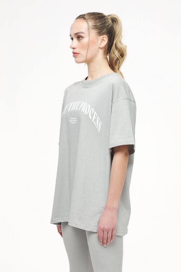 Pegador Topa Oversized Tee Vintage Washed Quiet Gray zollfrei