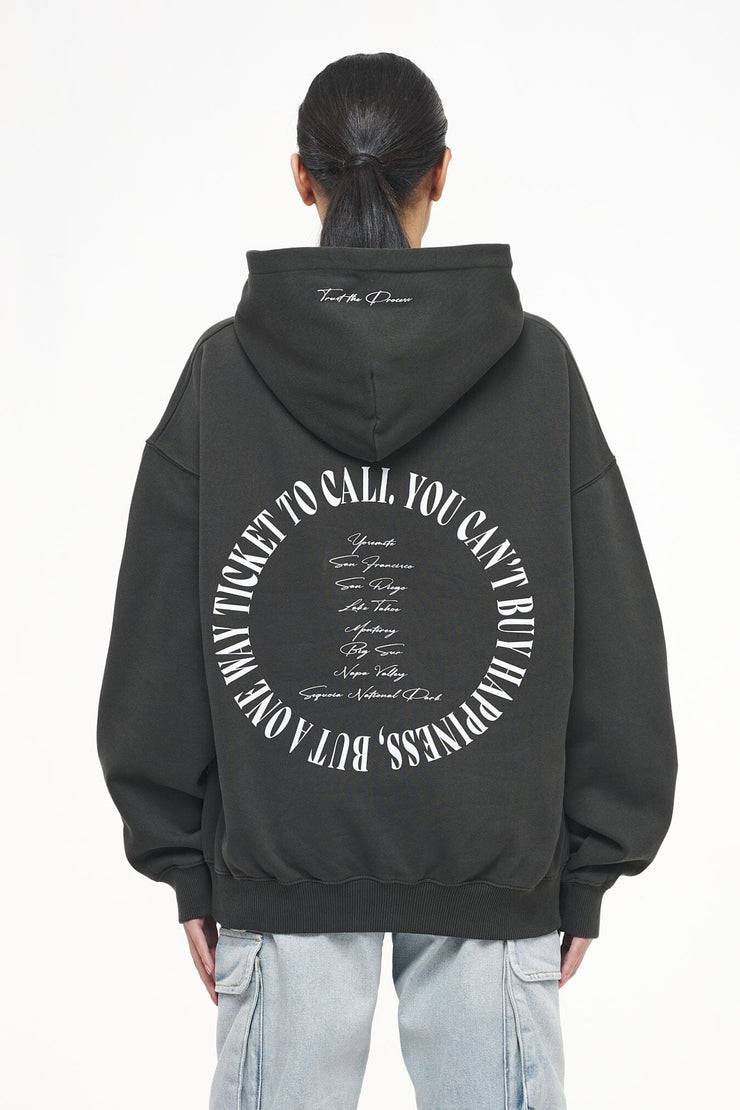 Pegador Topa Oversized Hoodie Vintage Washed Iron Grey 50% Rabatt für begrenzte Zeit