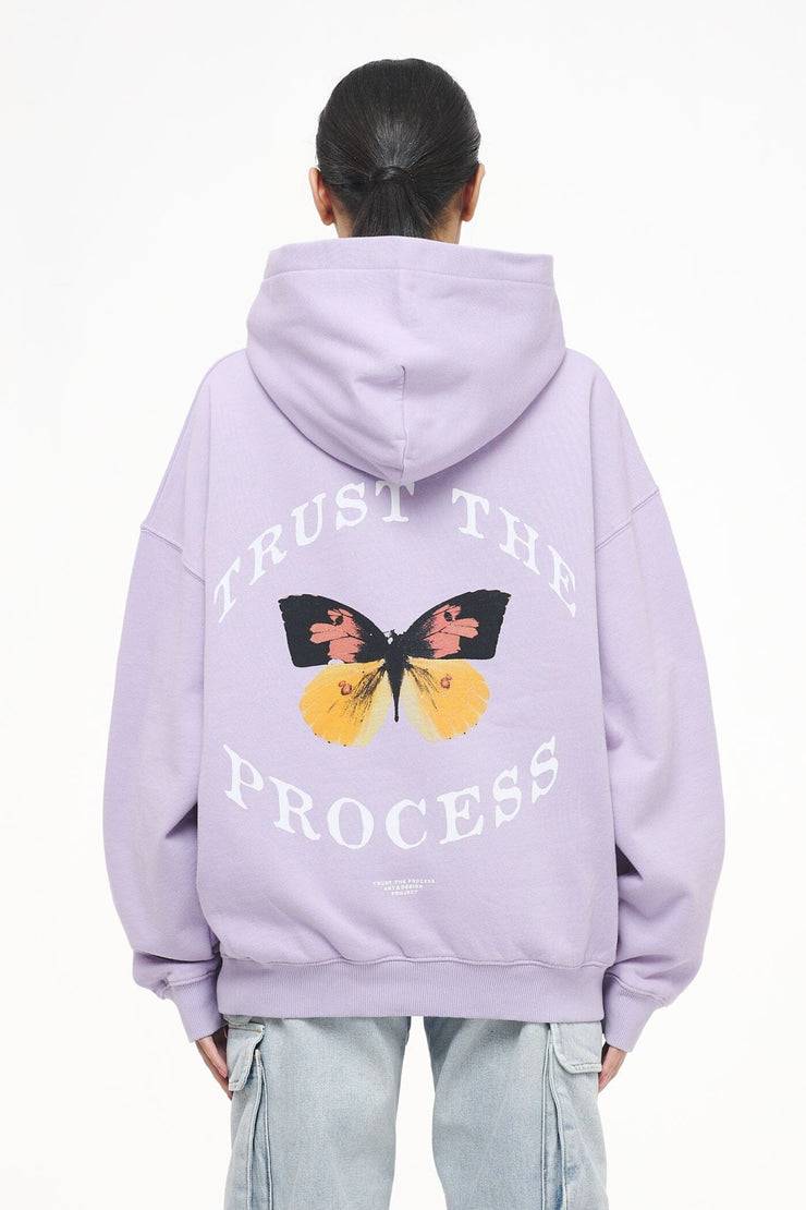 Pegador Mace Oversized Hoodie Vintage Washed Purple Paste Rabatte dieses Monats