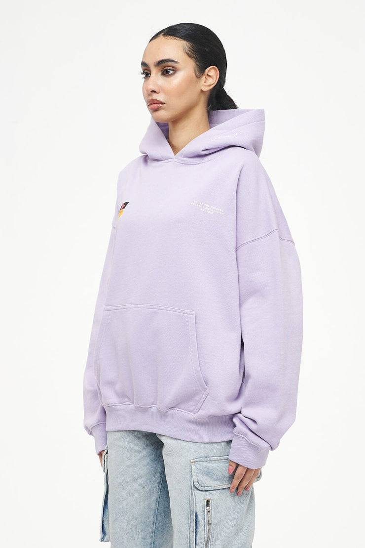 Pegador Mace Oversized Hoodie Vintage Washed Purple Paste Rabatte dieses Monats