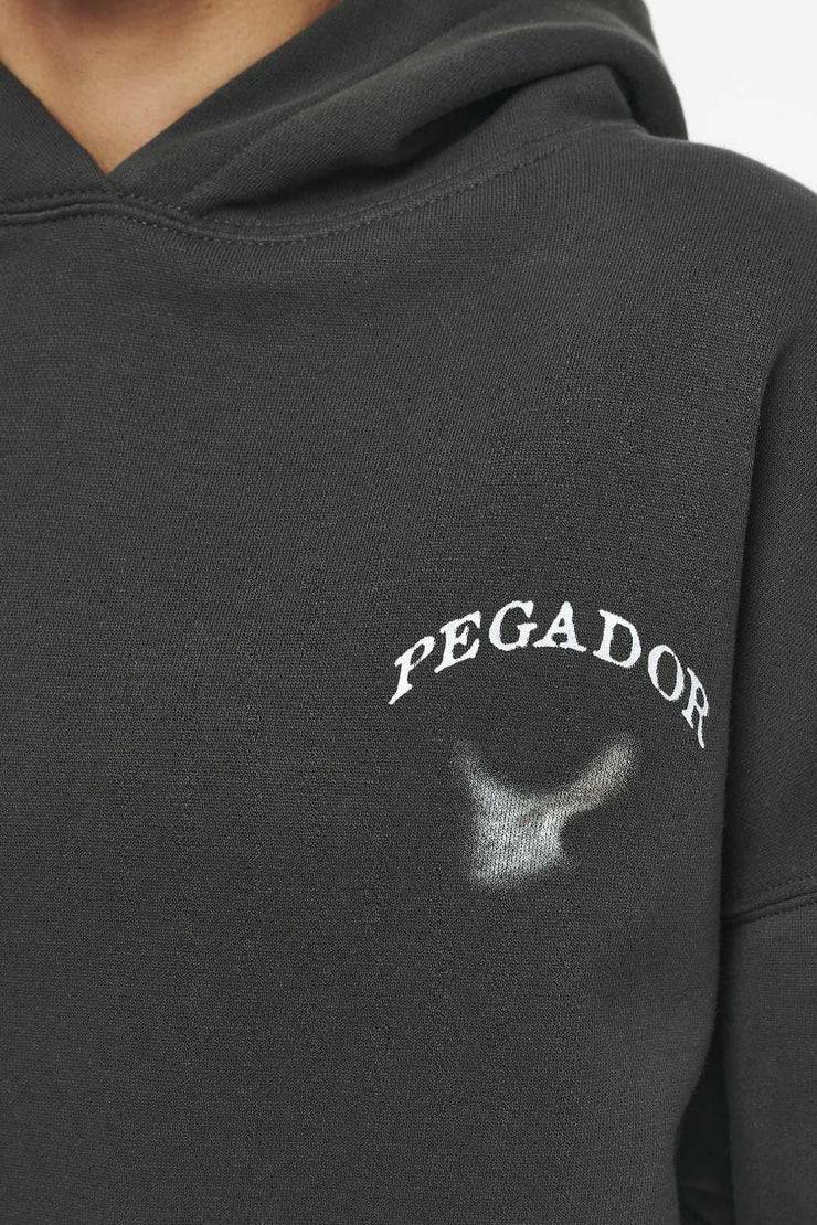 Pegador Angel Oversized Hoodie Vintage Washed Iron Grey 2025
