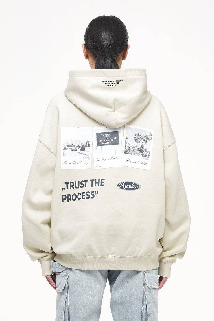 Pegador L.A. Oversized Hoodie Vintage Washed Angels Cream Auslauf