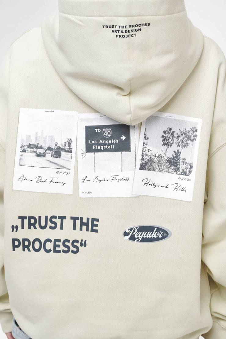 Pegador L.A. Oversized Hoodie Vintage Washed Angels Cream Auslauf