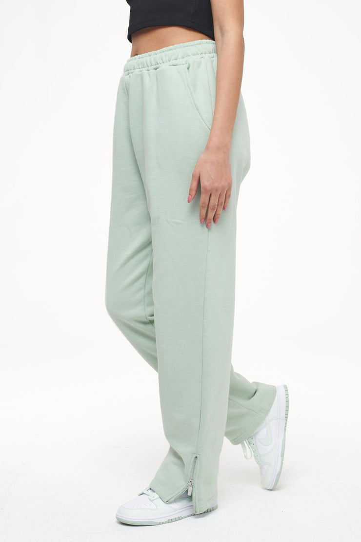 Pegador Olvera Straight Sweat Pants Vintage Washed Milky Green Günstiger Verkauf
