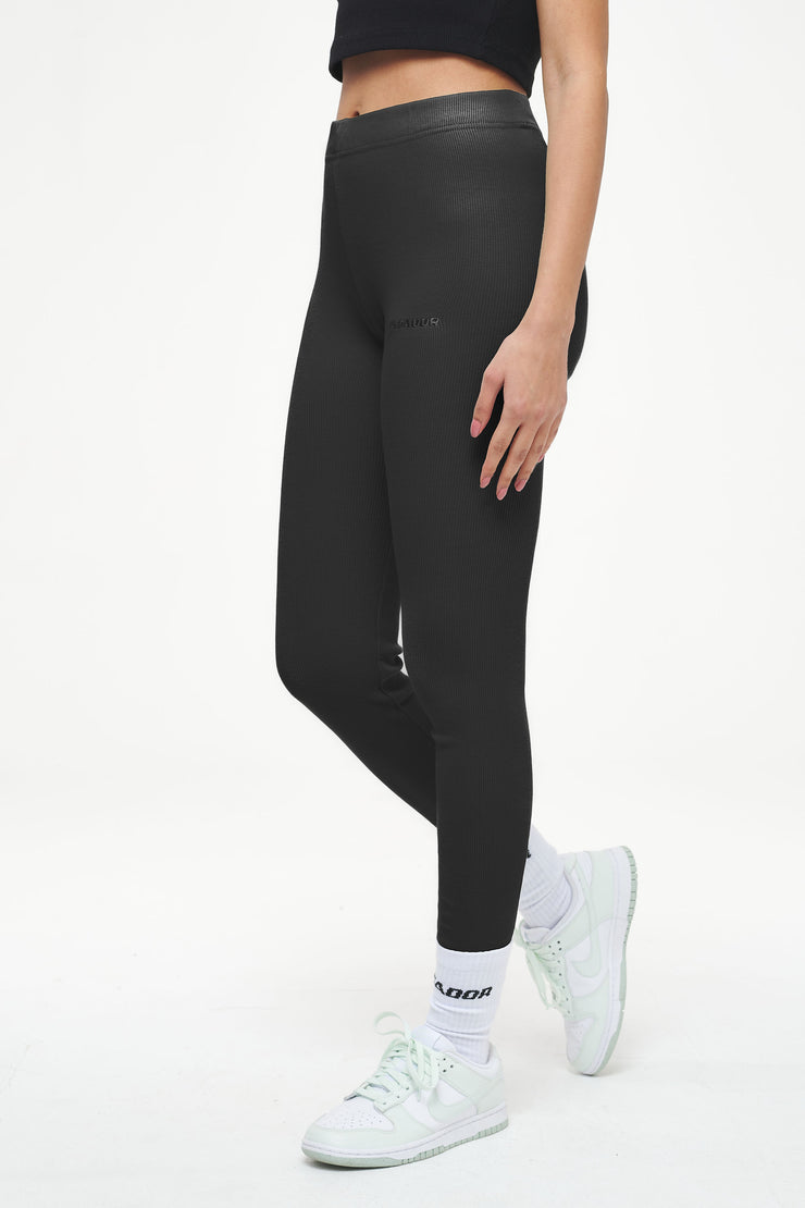 Pegador Jill Rib Leggings Vintage Washed Iron Grey Blitzverkäufe