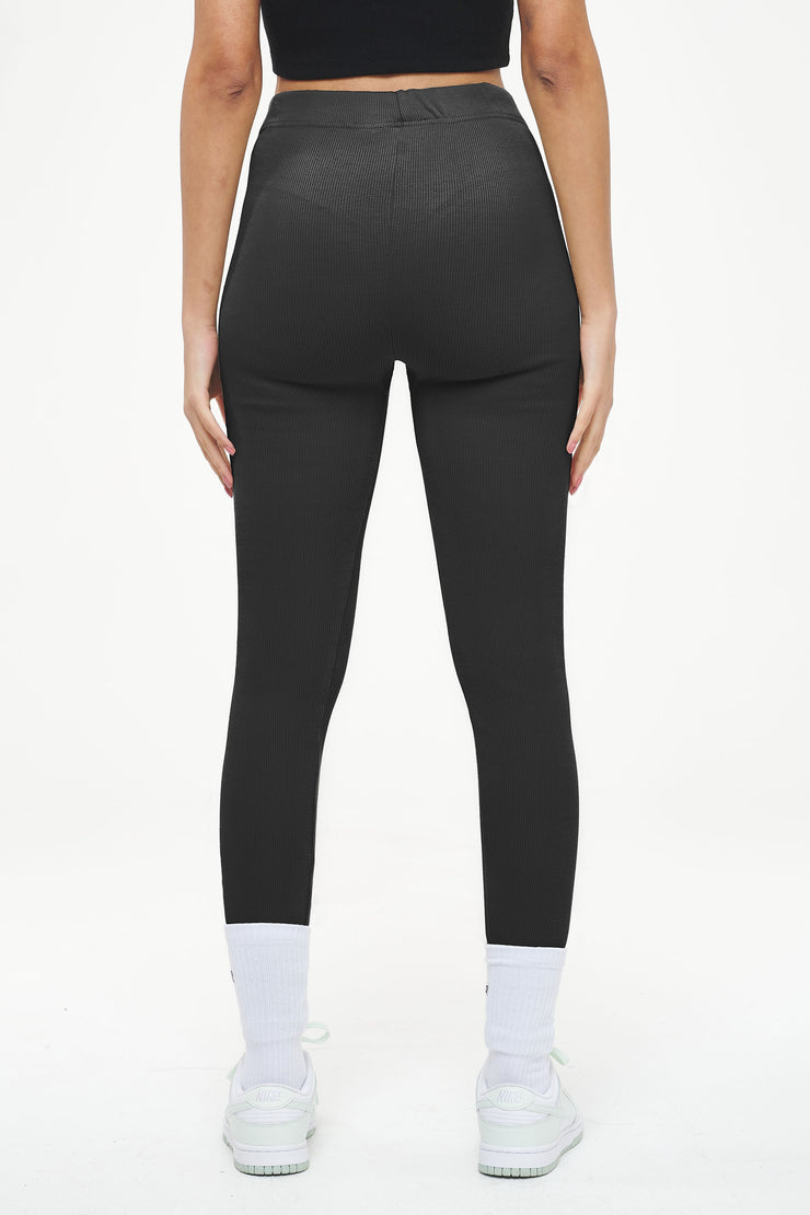 Pegador Jill Rib Leggings Vintage Washed Iron Grey Blitzverkäufe