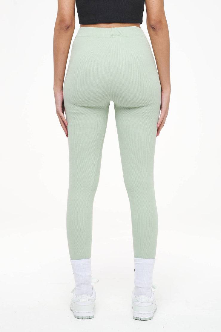 Pegador Jill Rib Leggings Vintage Washed Milky Green Limitierter Zeitrabatt