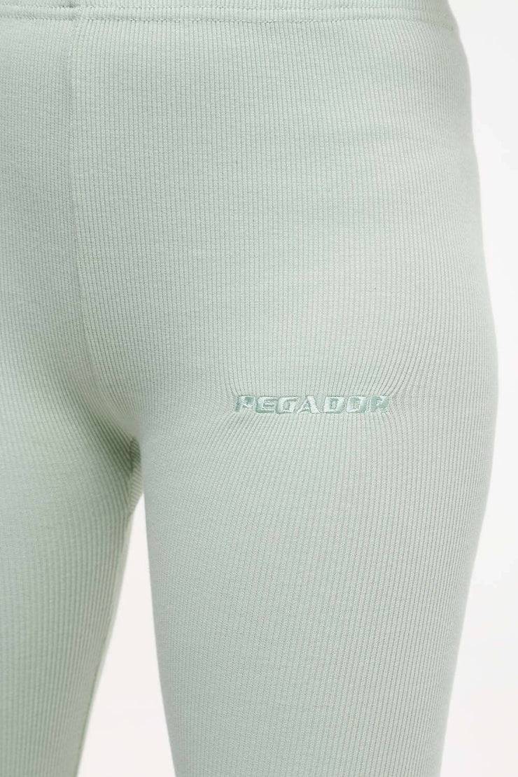 Pegador Jill Rib Leggings Vintage Washed Milky Green Limitierter Zeitrabatt