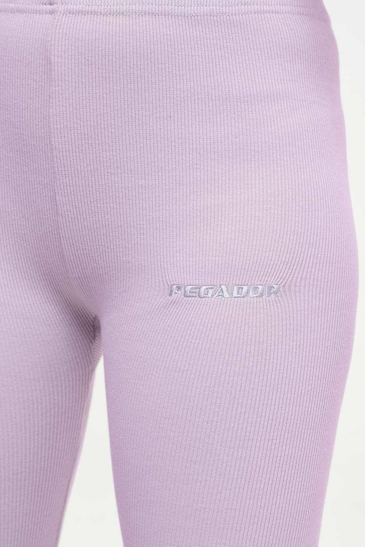 Pegador Jill Rib Leggings Vintage Washed Purple Paste Fabrik Onlineshop